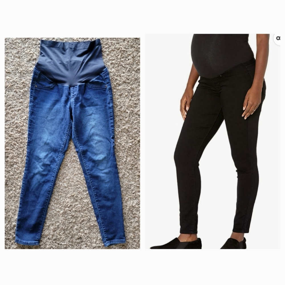 2 Pairs Women's Maternity Pants Size 8